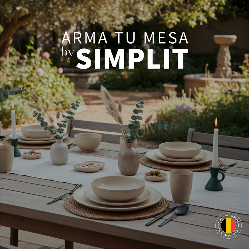 Set 4 Platos Fondo Cerámica 26,7cm Siena Simplit