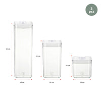Set de 3 Contenedores Herméticos Plástico Simplit