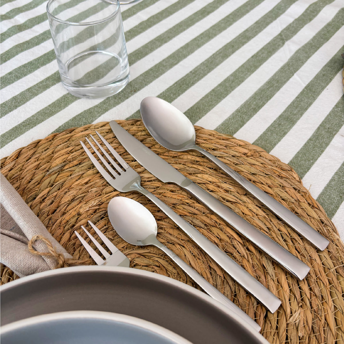 Set de Cuchillería 30 pcs Cubiertos Acero Inoxidable Sicilia