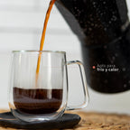 Set 4 Tazas Mug de Vidrio Doble Pared 300 ml Simplit – foto 8
