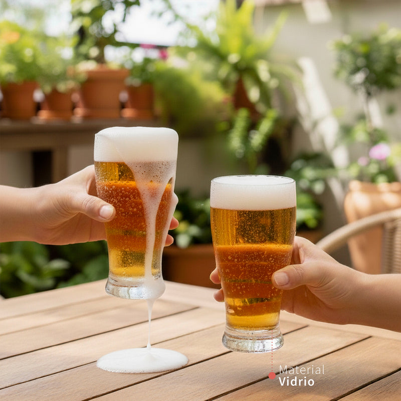 Set 6 Vasos Cerveza Portland 380ml Simplit