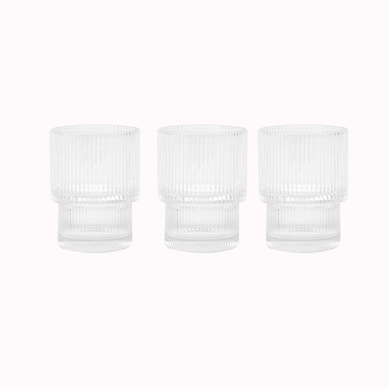 Set 6 Vasos Corto Vintage Charlotte 200ml Simplit