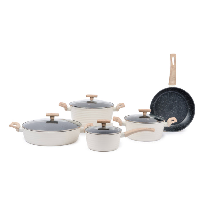 Batería de Cocina Antiadherente Savannah 9 Piezas