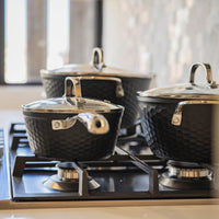 Batería de Cocina Antiadherente Black Copper 7 Pzs Simplit