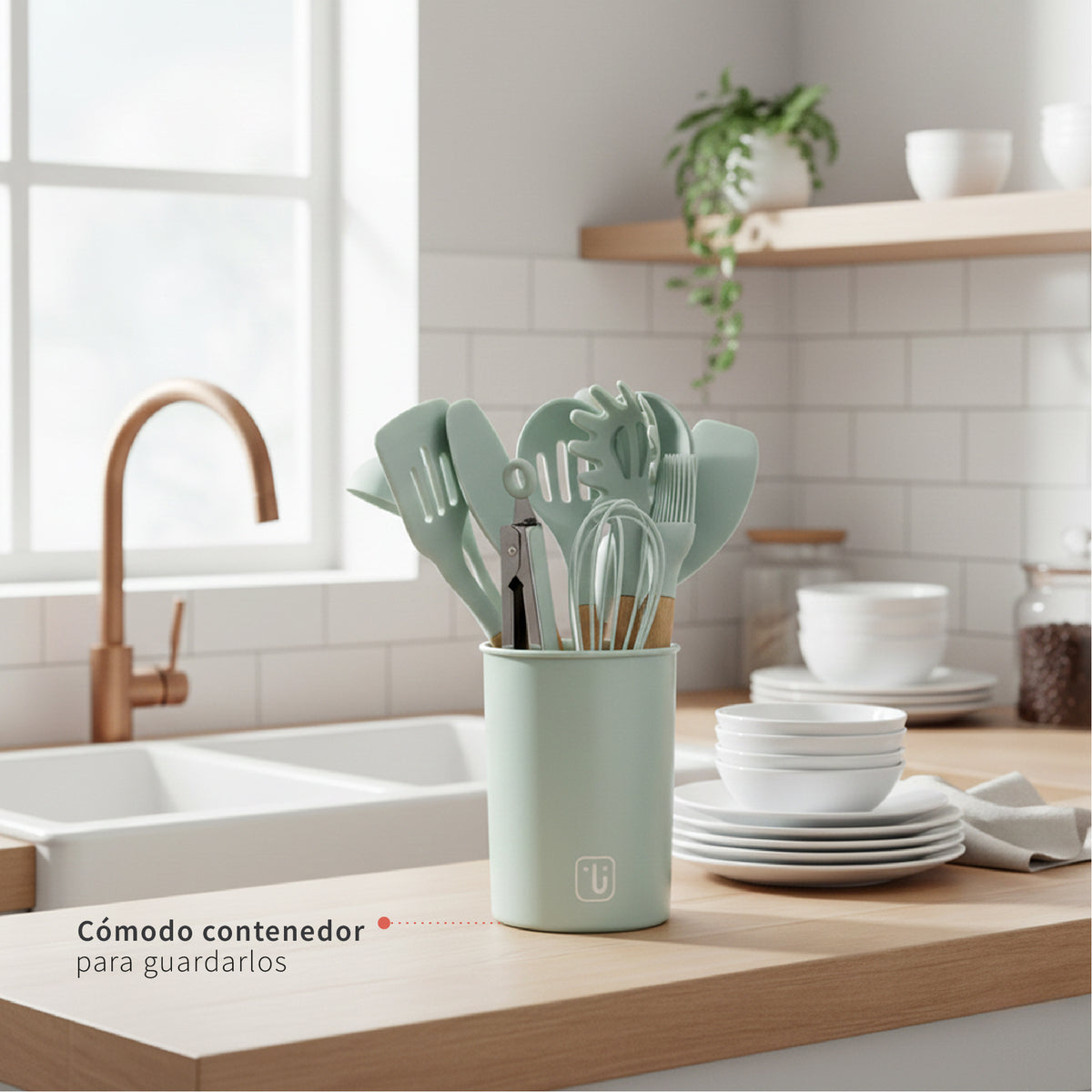 Batería Cocina Oxford + Set 12 Utensilios Calipso Simplit