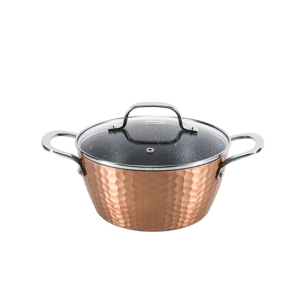 Simplit Batería Copper — detalle mango bakelita resistente calor