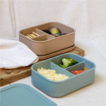 Contenedor Plástico Hermético Bento Box Beige