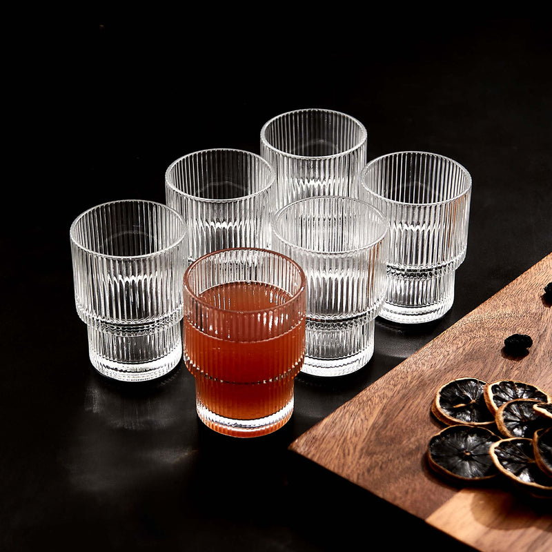 Set 6 Vasos Corto Vintage Charlotte 200ml Simplit