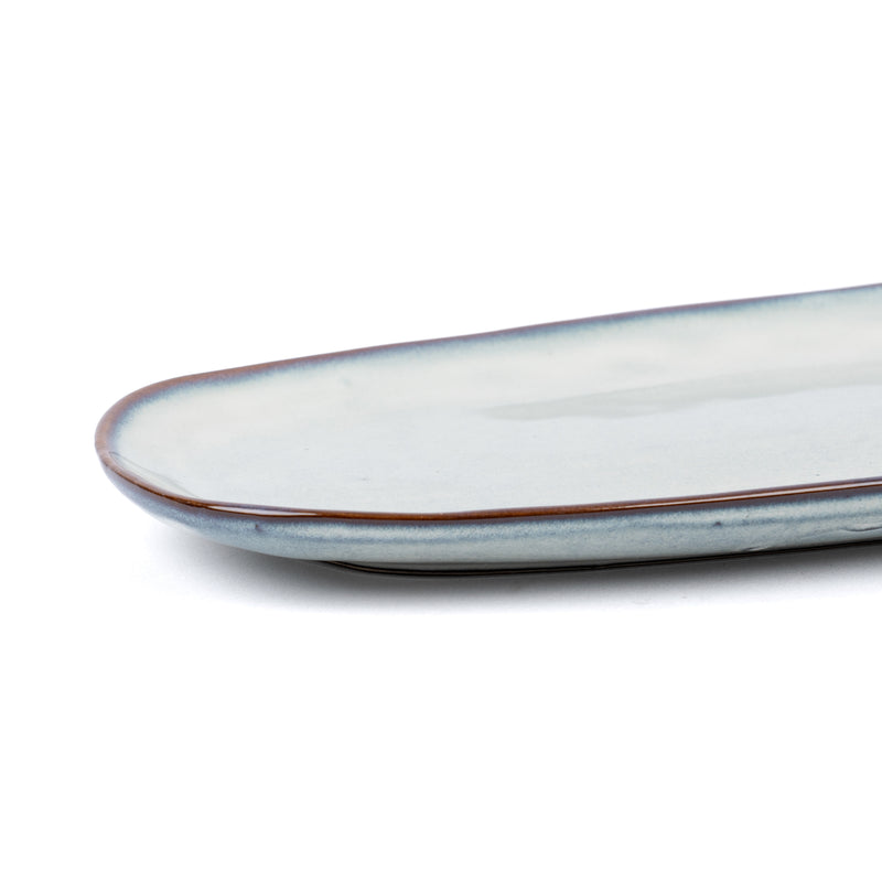 Fuente Ovalada Aperitivo Cerámica 36 cm Vittoria Simplit