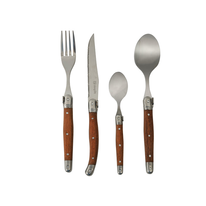 Set de Cuchillería 24 pcs Cubiertos Le Mans Simplit