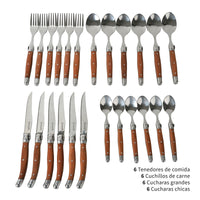 Set de Cuchillería 24 pcs Cubiertos Le Mans Simplit