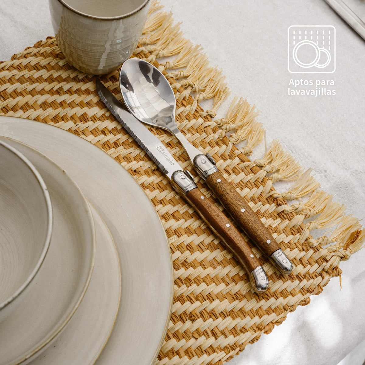 Set de Cuchillería 24 pcs Cubiertos Le Mans Simplit