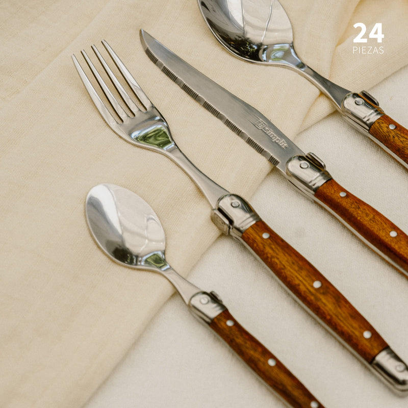Set de Cuchillería 24 pcs Cubiertos Le Mans Simplit