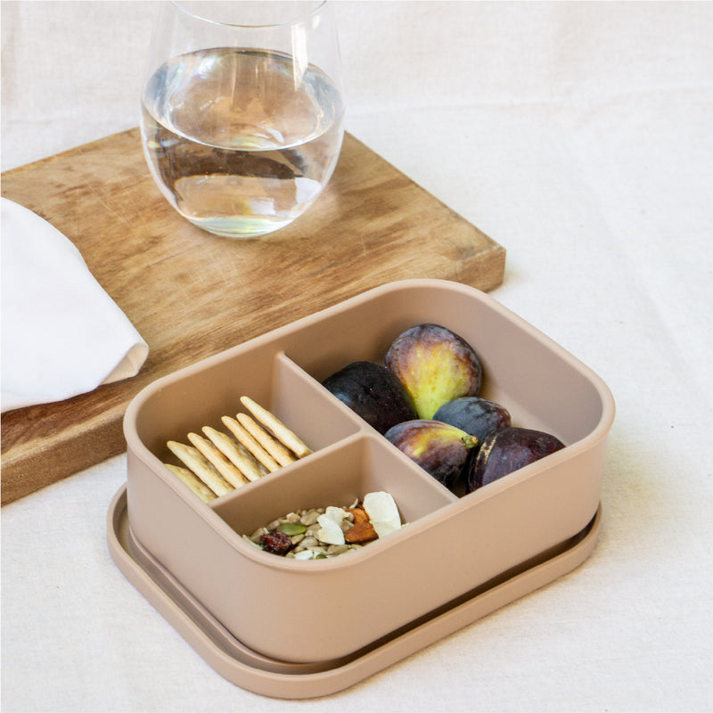 Contenedor Plástico Hermético Bento Box Beige