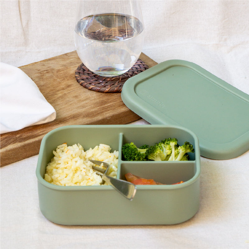 Contenedor Plástico Hermético Bento Box Green