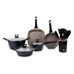 Kit Batería Cocina 8 Pza + Set 12 Utensilios Simplit