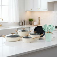 Pack Batería Savannah 9 Pz+Set 12 Utensilios Calipso Simplit