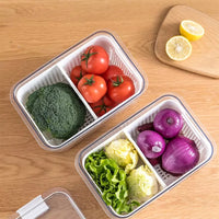 Organizador Refrigerador con Cesta Grande Simplit