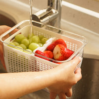 Organizador Refrigerador con Cesta Mediana Simplit
