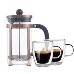 Pack Cafetera Francesa 600 ml + Set 2 Tazas 350 ml Simplit