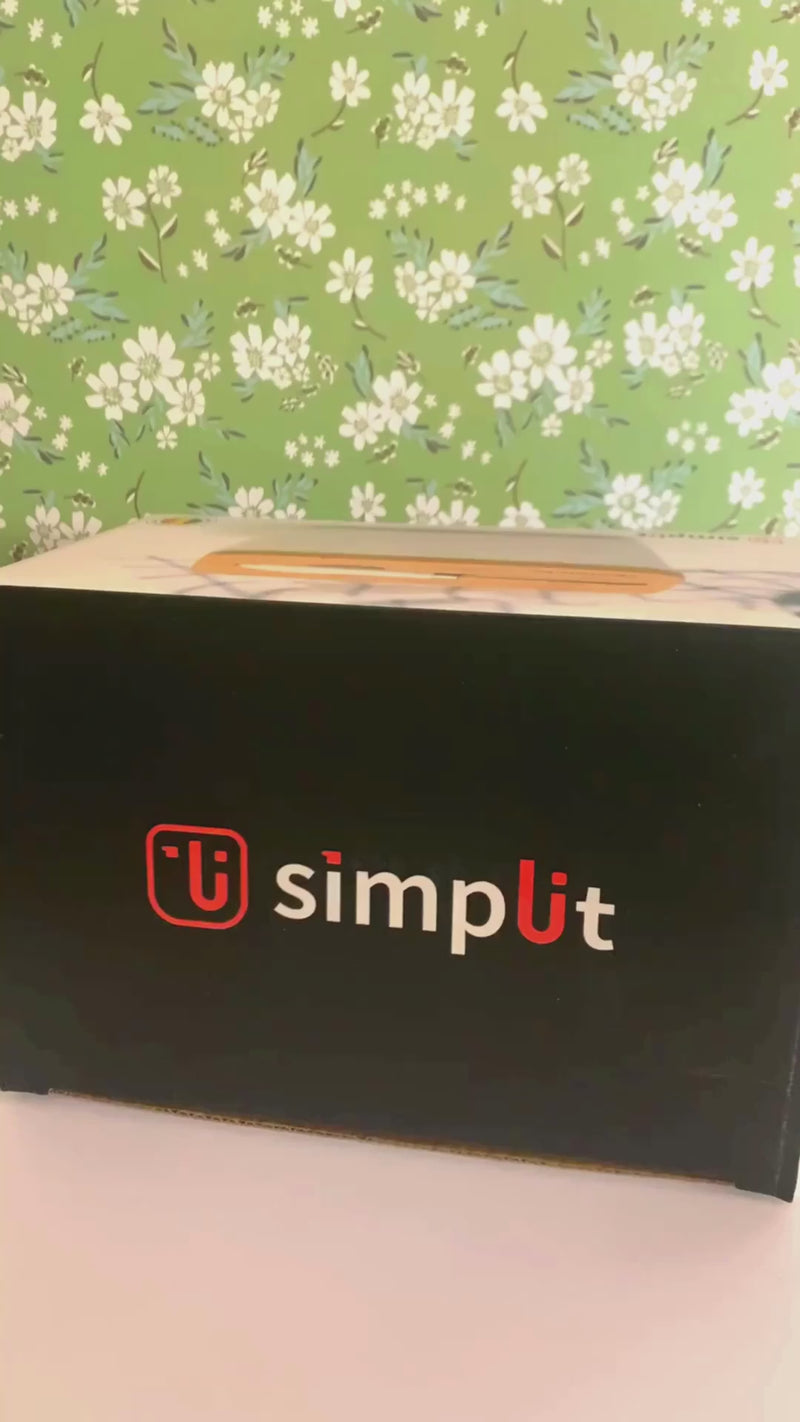 Mantequillero cerámica tapa bamboo con cuchillo 600ml.mp4