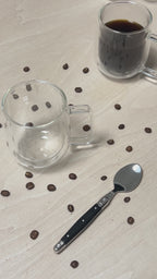 Set 2 Tazas Mug de Vidrio Doble Pared 300 ml Simplit – video