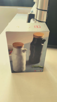 Set Alcuza Cerámica 2 Piezas Redonda 500 ml Simplit.mp4