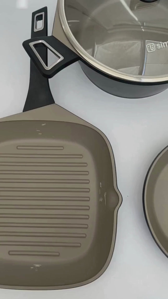Batería de Cocina Antiadherente Classic 8 Piezas Simplit.mp4
