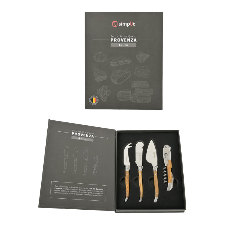 Set Cuchillos para Queso 4 pcs Provenza Simplit