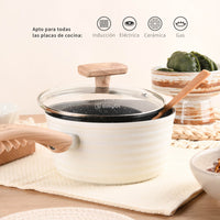 Batería de Cocina Antiadherente Savannah 9 Piezas