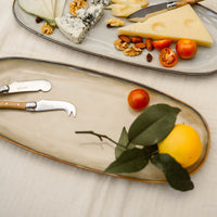 Set 3 Fuentes Ovaladas Aperitivo Cerámica 36cm Simplit