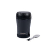 Termo Comida 400ml Negro Cuchara Acero Inox Simplit