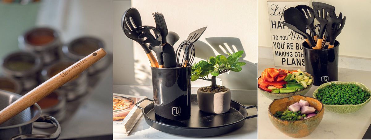 Simplit | Set 12 Utensilios De Cocina Silicona