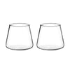 Set 2 Vasos de Vidrio Estilo Japonés 320 ml Simplit