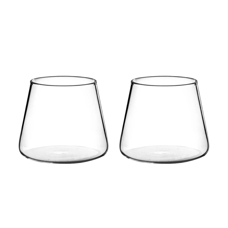 Set 2 Vasos de Vidrio Estilo Japonés 320 ml Simplit