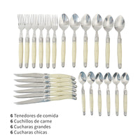 Set de Cuchillería 24 pcs Cubiertos Versalle Simplit
